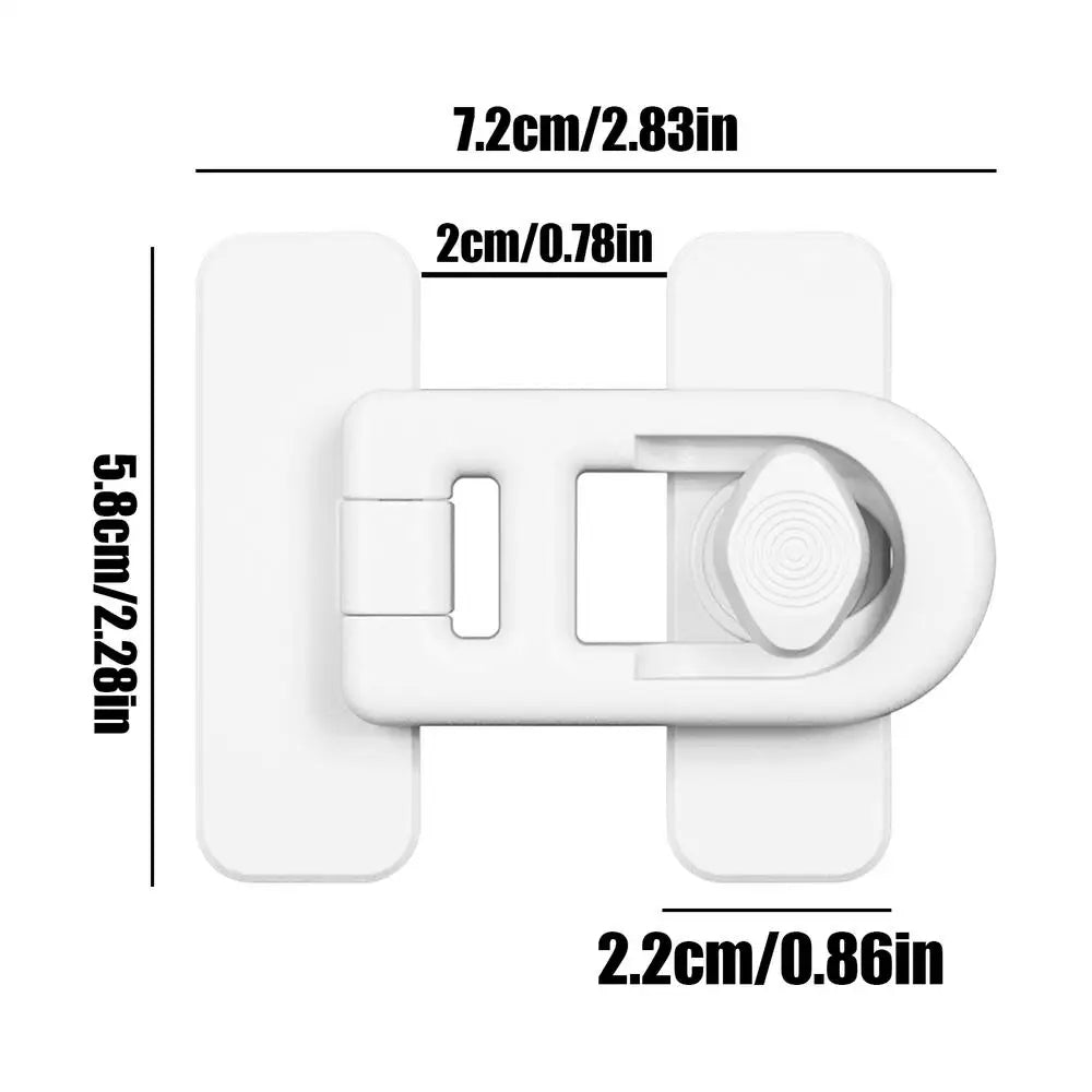 Bloque porte bébé sécurité protection enfant version blanche élégante compatible toutes portes intérieures