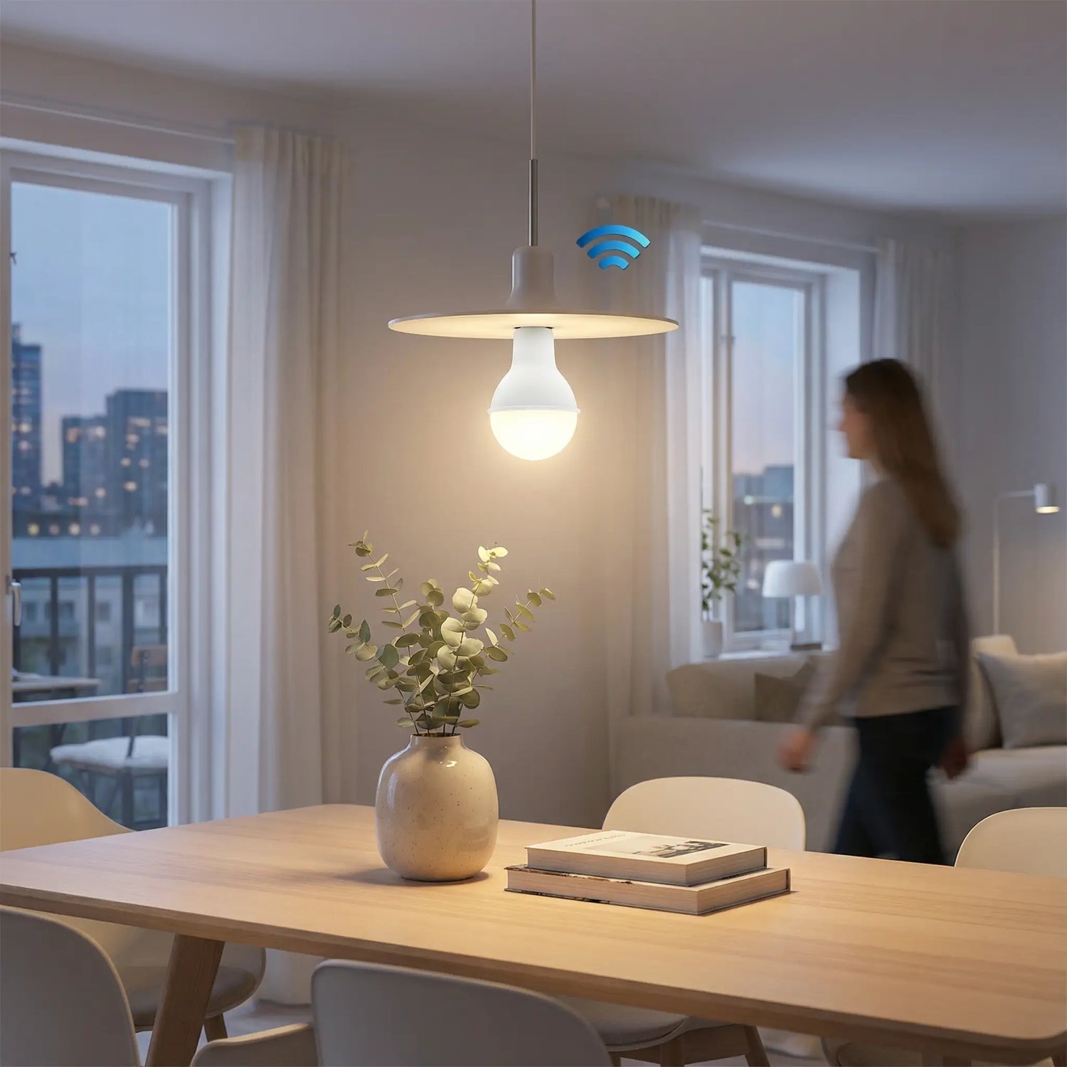 Ampoule LED détecteur de mouvement lumière E27 éclairage automatique couloir sombre activation passage
