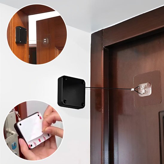 Bloque porte à coller sur mur adhésif 3M résistant