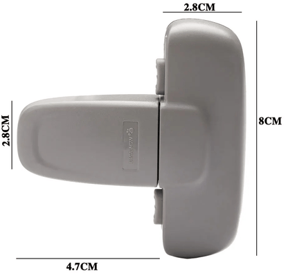 Bloque porte bebe plastique ABS sans BPA certifié CE avec système anti-ouverture pour sécurité enfants à domicile