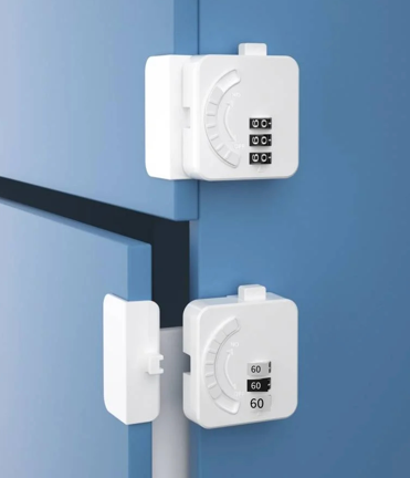 Bloque porte bébé réfrigérateur sécurité enfant anti-pincement code numérique protection cuisine
