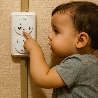 Cache prise bebe design ours installation facile 30 secondes protection électrique enfant sans outil ABS premium