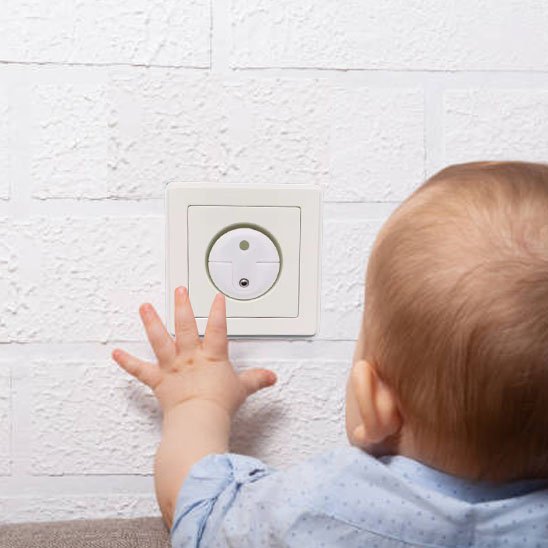 Cache prise bebe pack 5 pièces ABS ignifuge protection électrique enfant zones risque maison