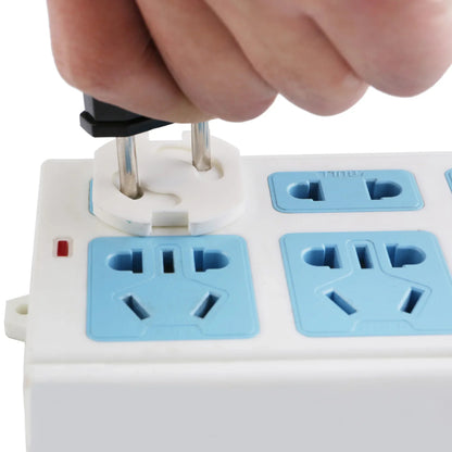 Cache prise bébé plastique ABS sans BPA résistant chocs protection multiprise électrique sécurité enfant durable