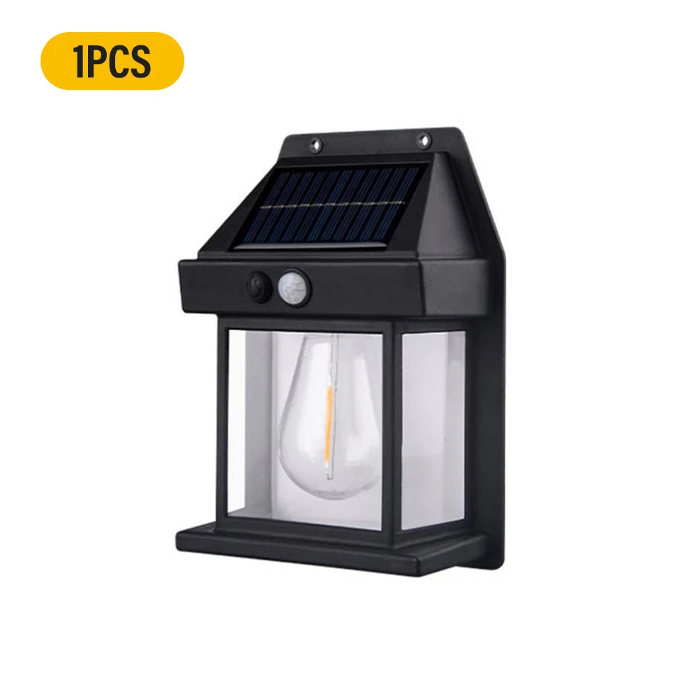 Détecteur mouvement solaire IP65 blanc lumineux capteur PIR 3-5m sécurité extérieure sans fil autonomie 8-12h LED température extrême