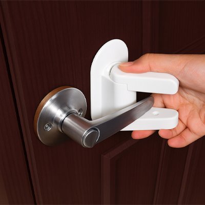Dispositif sécurité enfant bloque porte bebe installation haute et basse protection anti-pincement