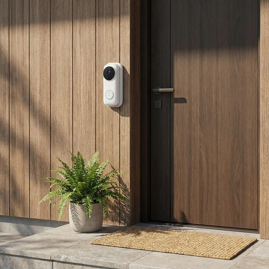 Sonnette avec camera sans fil HD 1080p installation facile batterie rechargeable surveillance entrée maison jour nuit sécurité