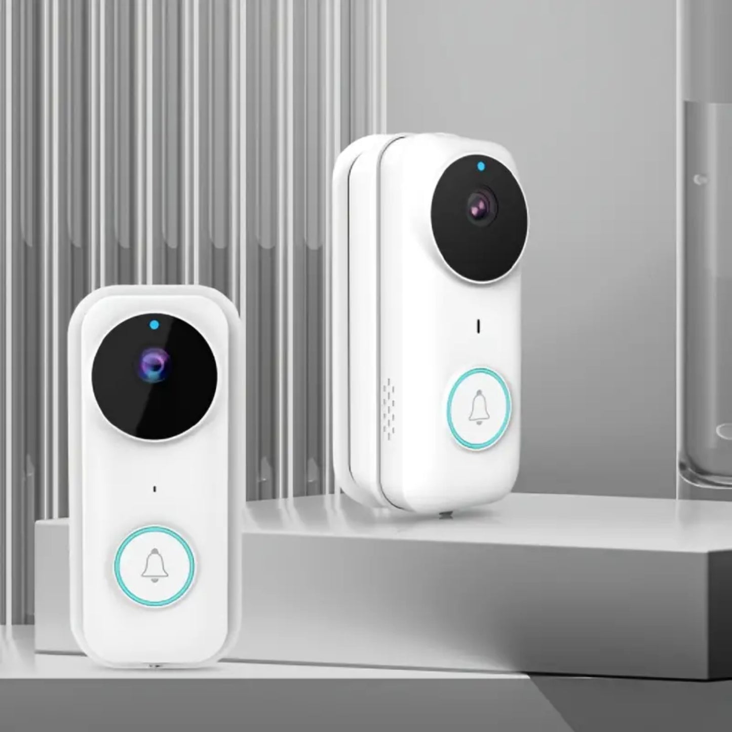 Sonnette avec camera sans fil certification IP65 résistante pluie neige température extrême protection extérieure toute saison