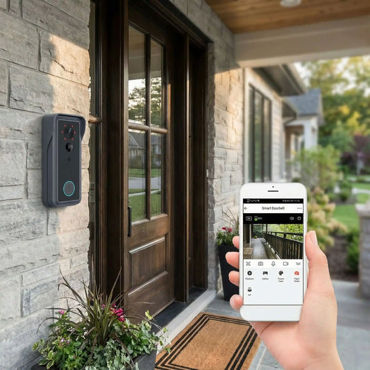 Sonnette sans fil video détection mouvement intelligente pour sécurité maison optimale