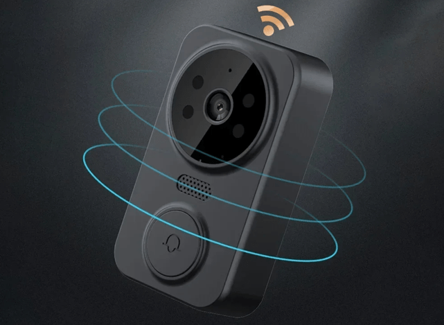 Sonnette vidéo sans fil écran 4,3 pouces installation 5 minutes sans câblage ni perçage interphone audio bidirectionnel autonome batterie 800mAh