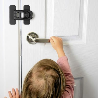 Bloque porte bébé Fixation cadre installation 30 secondes sans perçage