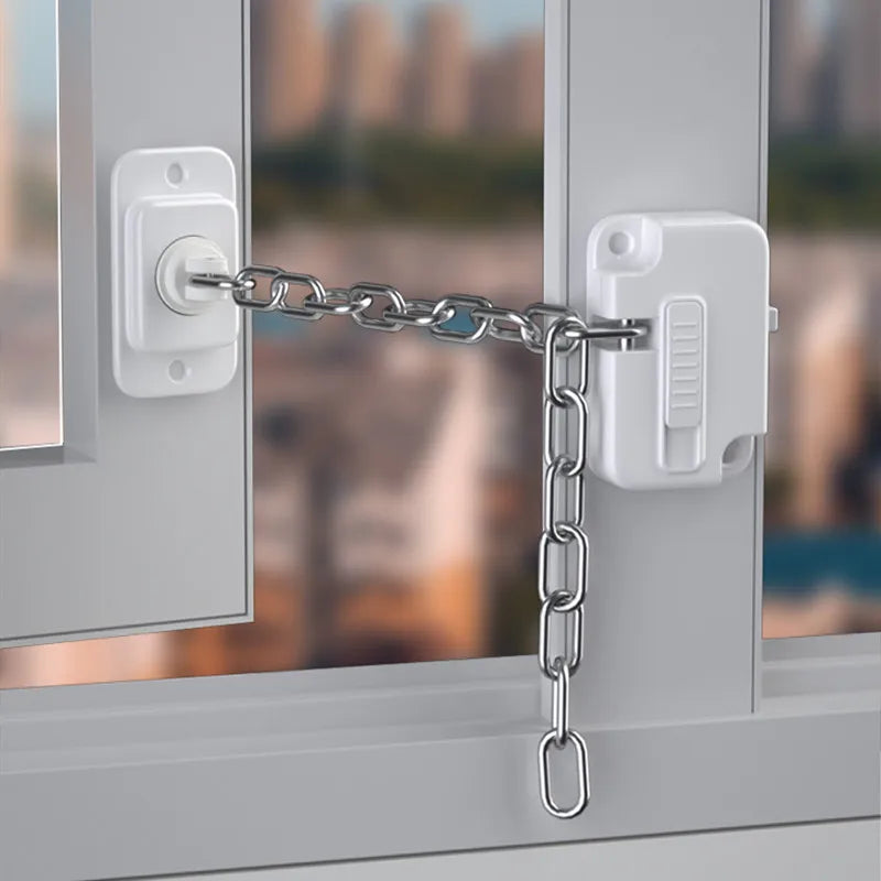 bloque porte bebe dans la fenêtre limiteur ouverture, protection chute