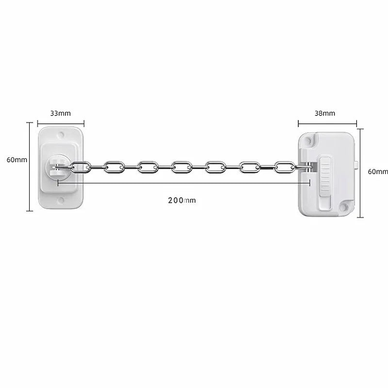 bloque porte bebe les dimensions mesures précises, installation facile