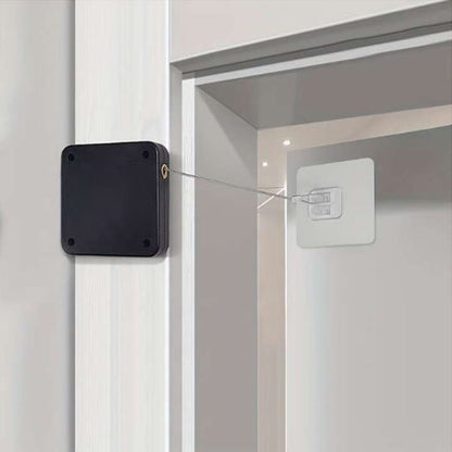 Bloque Porte Sans Perçage | Câble Rétractable 3M - Sécurité Maison Boutique