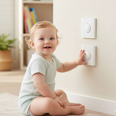 Cache Prise bébé | Sécurité Rotatif Lot 5 - 10 - Sécurité Maison Boutique