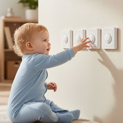 Cache Prise bébé | Sécurité Rotatif Lot 5 - 10 - Sécurité Maison Boutique