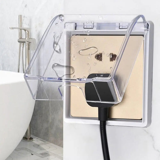 Cache prise electrique universel blanc verrouillage sécurisé protection bébé enfant système breveté résistant