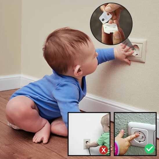 CACHE PRISE POUR BEBE | LOT 1 - 5 - 10 PROTECTION ELECTRIQUE - Sécurité Maison Boutique