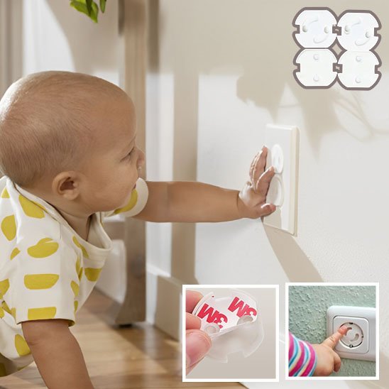 CACHE PRISE POUR BEBE | LOT 1 - 5 - 10 PROTECTION ELECTRIQUE - Sécurité Maison Boutique