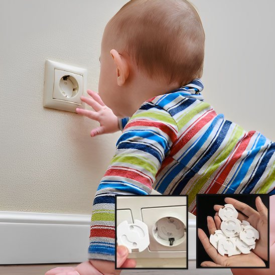 Cache prise pour bébé