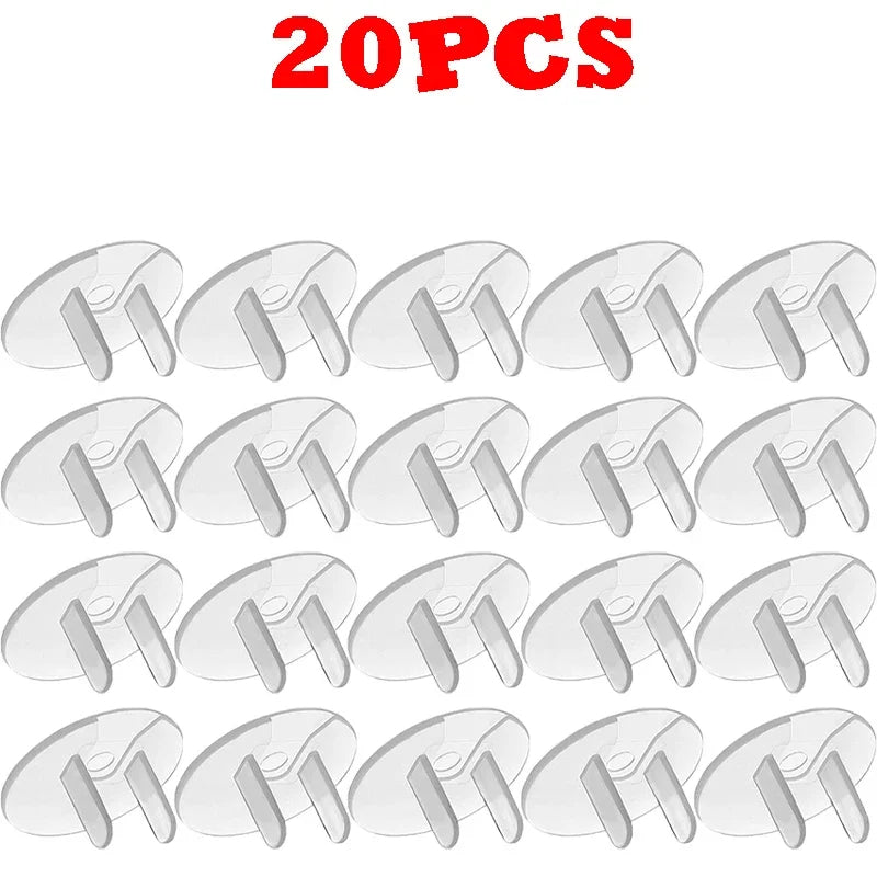 Cache prise sécurité enfant transparent design discret protection électrique bébé lot 20 installation simple retrait facile adulte