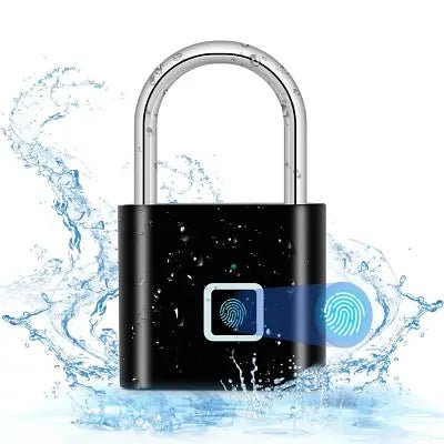 cadenas empreinte digitale biométrique IP65 étanche résistant intempéries pluie neige pour sécurité extérieure maximale vélo porte