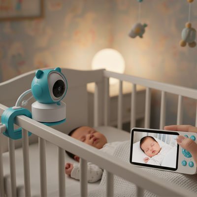 caméra bébé écran portable inclus