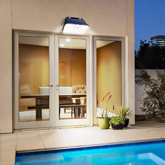 détecteur de mouvement extérieur IP65 jardin résistant intempéries portée 12m angle 180 degrés sécurité maison