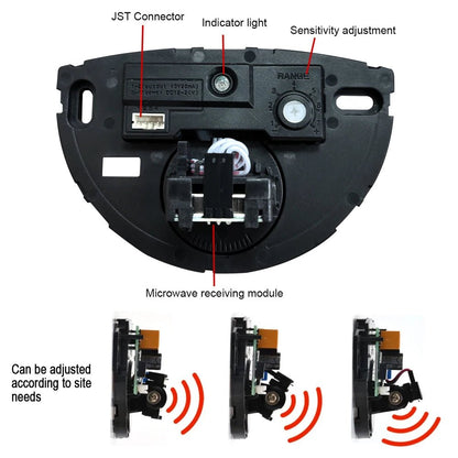Détecteur de Mouvement Extérieur Solaire | Alarme 433MHz - Sécurité Maison Boutique