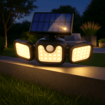 detecteur de mouvement lumiere 74 LED IP65 - Sécurité Maison Boutique