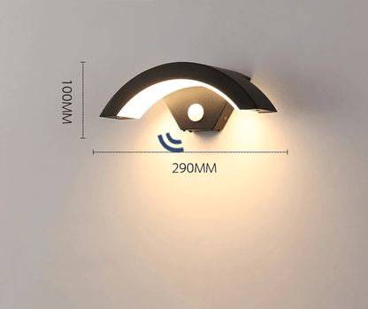 détecteur de mouvement lumière LED 12W IP65 PIR - Sécurité Maison Boutique