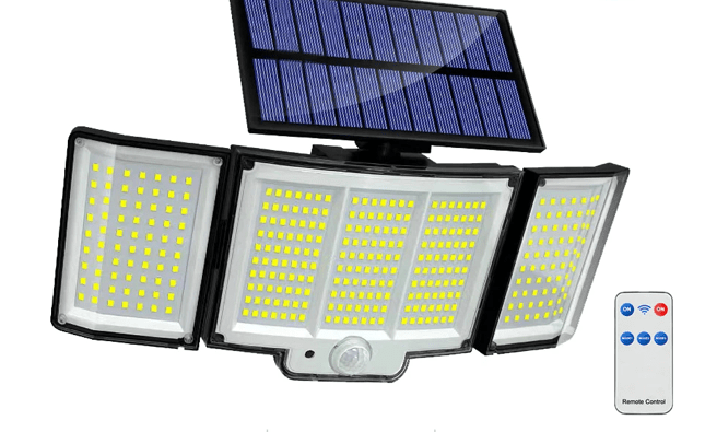 détecteur de mouvement PIR sans fil 3 modes éclairage automatique sécurité extérieure maison terrasse entrée portail solaire IP65