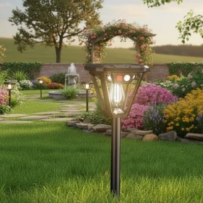 Lampe sans fil avec détecteur de mouvement installée couloir maison