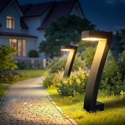 éclairage extérieur solaire puissant - lampe jardin - Maison Techno Boutique