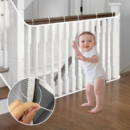 Filet de Protection Escalier Balcon Enfant - Sécurité Maison Boutique