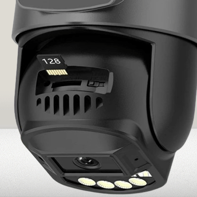 Insertion carte mémoire caméra de chasse extérieur avec enregistrement