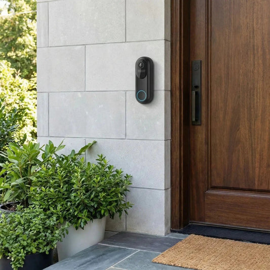 SONNETTE AVEC CAMERA SANS FIL | AUTONOMIE 6 MOIS HD - Sécurité Maison Boutique