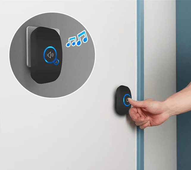 Sonnette Connectée Sans Fil 150m | Alarme Détection - Sécurité Maison Boutique