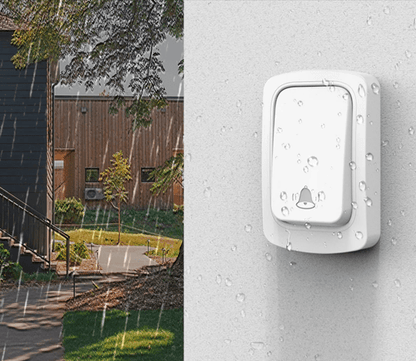 Sonnette Connectée Sans Pile | Écologique Autonome 150m - Sécurité Maison Boutique