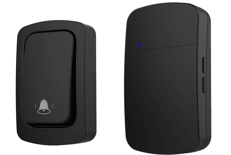 Sonnette Connectée Sans Pile | Écologique Autonome 150m - Sécurité Maison Boutique