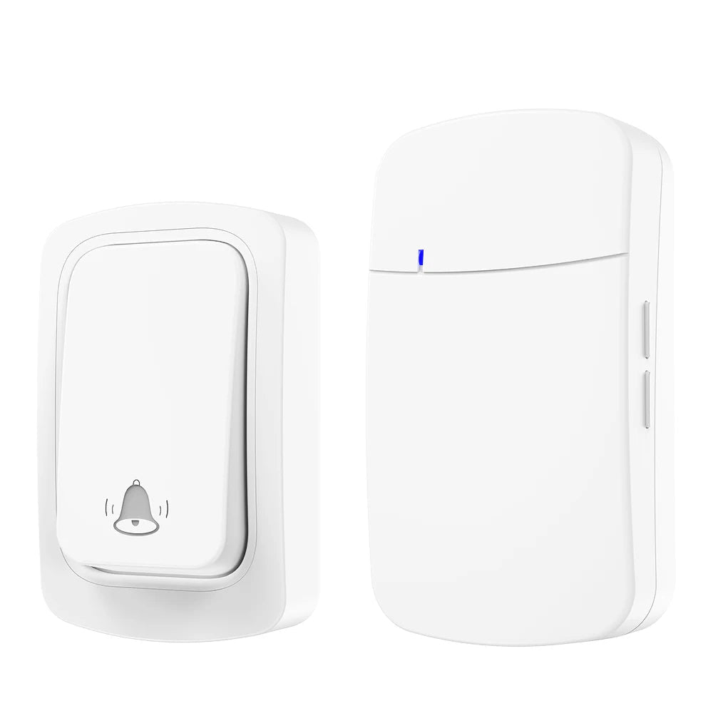 Sonnette Connectée Sans Pile | Écologique Autonome 150m - Sécurité Maison Boutique